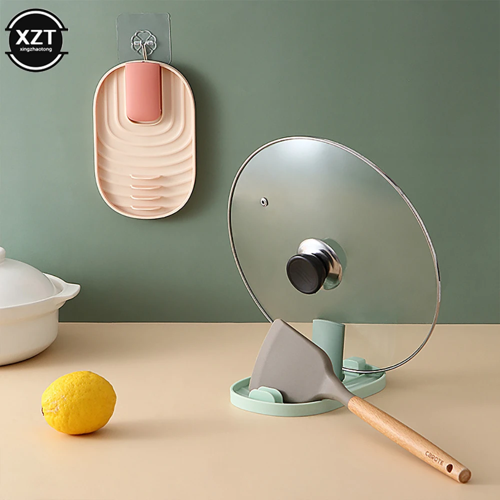 Novel Kitchen Spatula Ladle Shelf Bird Shape Spoon Rest Pot Lid Holder