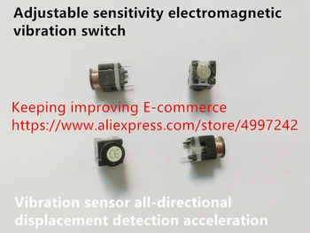 

adjustable sensitivity electromagnetic vibration switch vibration sensor all-directional displacement detection acceleration