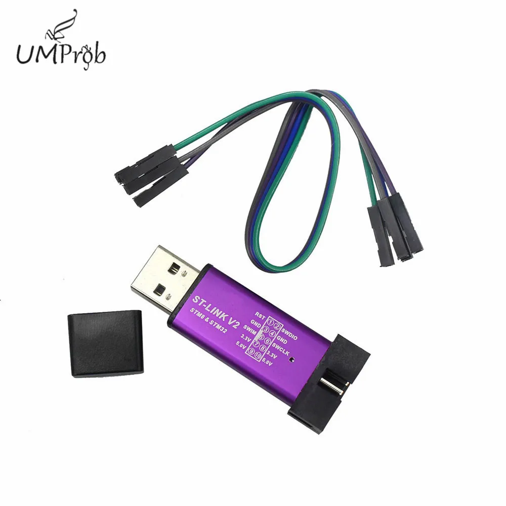 2020!5 шт./лот ST LINK Stlink Link V2 Mini STM8 STM32 симулятор загрузки Программирование с крышкой и