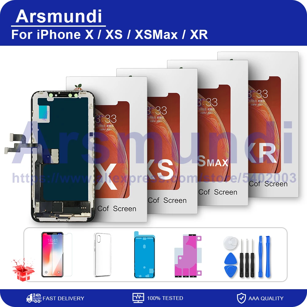 Rj Incell For Iphone X Xs Max Xr Lcd Display Touch Screen Digitizer