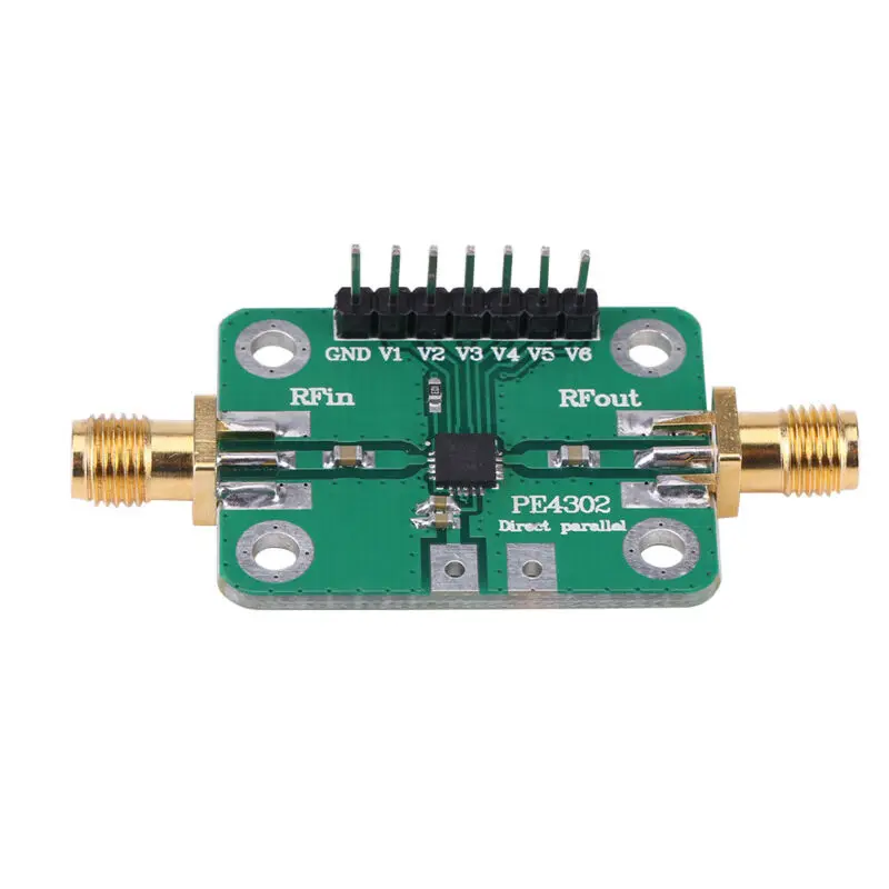PE4302 цифровой аттенюатор параллельный модуль прямого режима 0,5 дБ 1 МГц-4 ГГц RF DSA широкая полоса пропускания 0~ 31,5 дБ
