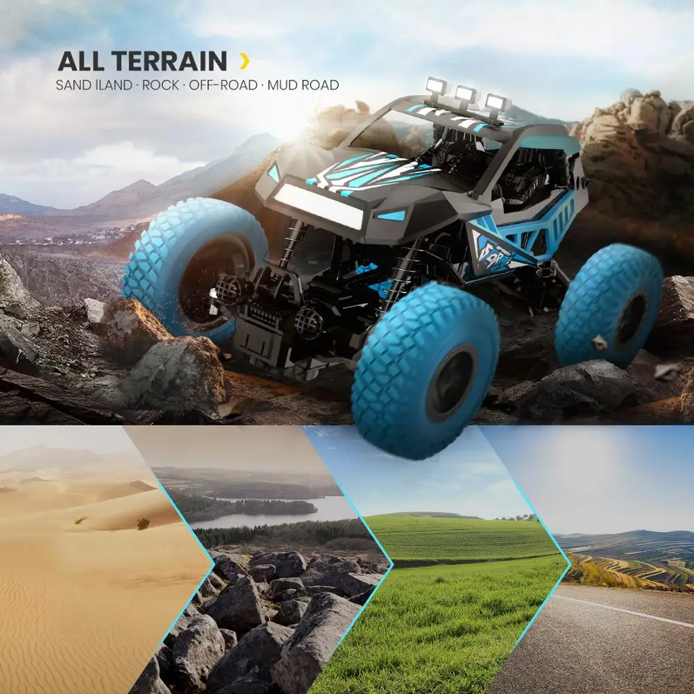 DEERC DE32 RC Car Offroad Trucks 2.4G Radio Remote Control Car RC Rock Crawler Car Racing Monster Truck For Children Adults Kids DEERC DE32 RC Car Offroad Trucks 2.4G Radio Remote Control Car RC Rock Crawler Car Racing Monster Truck For Children Adults Kids