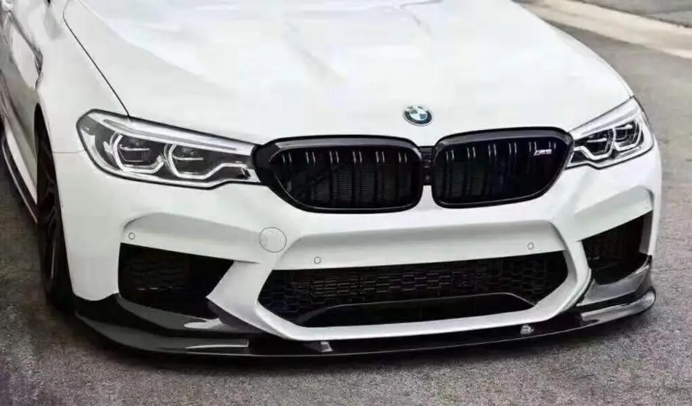 3D стиль для BMW 5 серии M5 G30 G31 G38 2017 2018 2019 углеродное волокно передние разветвители