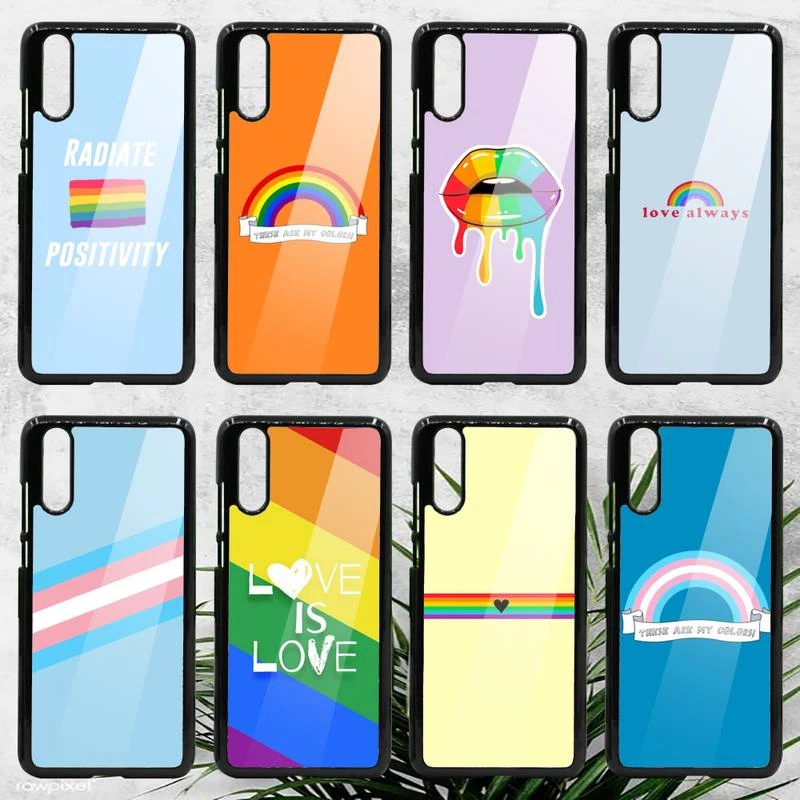 Lesbians Bisexuals Transgender Rainbow Phone Case PC for iPhone 11 12 pro XS MAX 8 7 6 6S Plus X 5S SE 2020 XR iphone 8 plus phone case