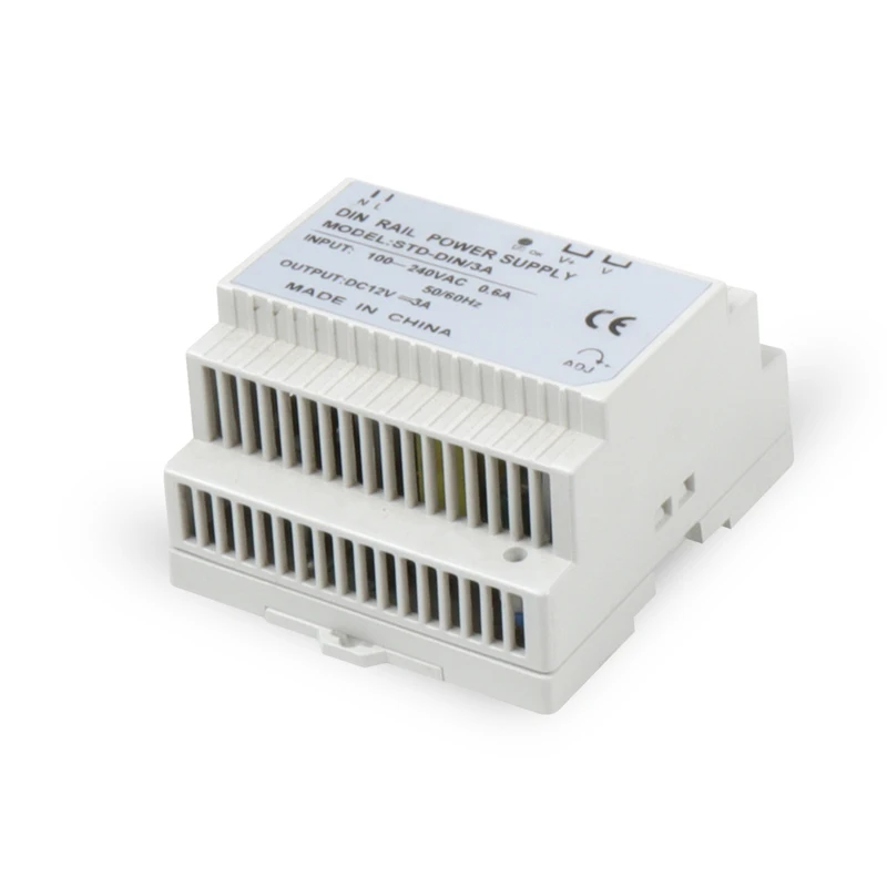 

36W 12V 3A Din Rail Switching Power Supply for CCTV Access Control System