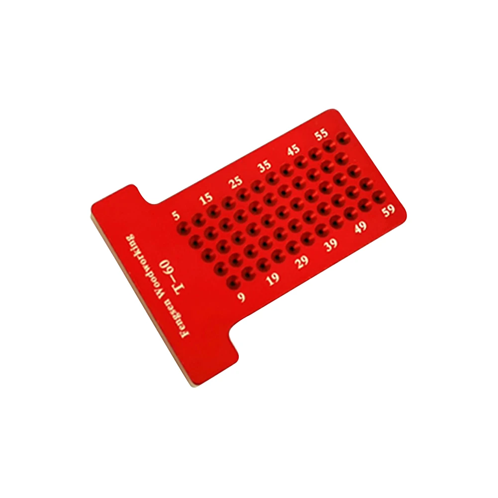 

Hole Scriber Ruler Practical Positioning Crossed Aluminum Alloy T Shaped Tool Home Improvement Gauge DIY Mini Measuring