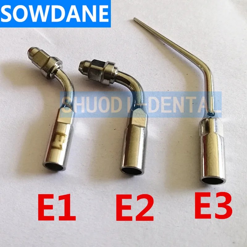 3PCS Dental Endo Tips E1 E2 E3 Ultrasonic Scaler Endo Tips For EMS E1
