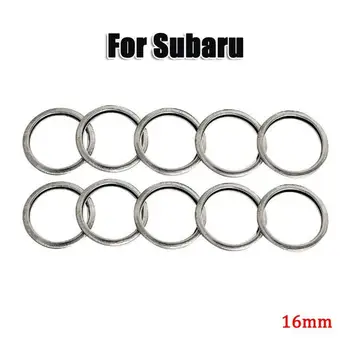 

50Pcs Washer Engine Oil Drain Crushing Seals Gaskets For Subaru 11126-Aa000 Oil Crush Washers Drain Plug Gaskets