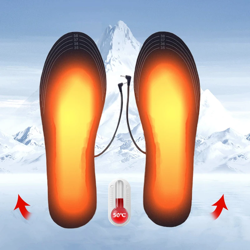 SFIT Usb стельки для обуви с подогревом, согревающие стельки для женщин и мужчин, теплые зимние стельки для обуви