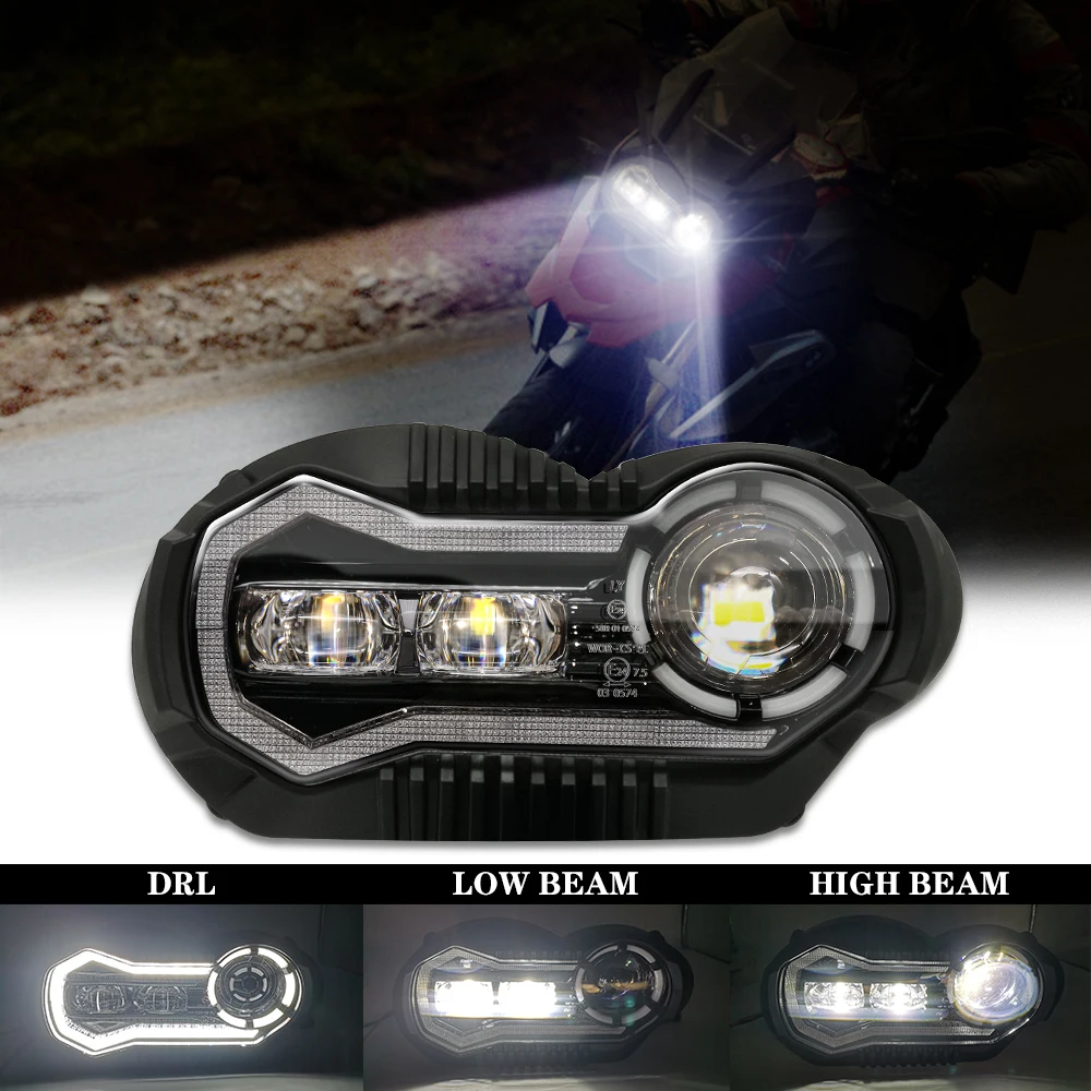 For BMW R1200GS 2005 - 2012 Led Headlight R 1200 GS Adventure 2006 -2013 Water Cooled fit Oil |
