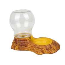  2pcs Reptile Automatic Water Feeder Tortoise Basin Lizard Water Feeder Drinking Fountains Reptile Box Landscaping Decor 