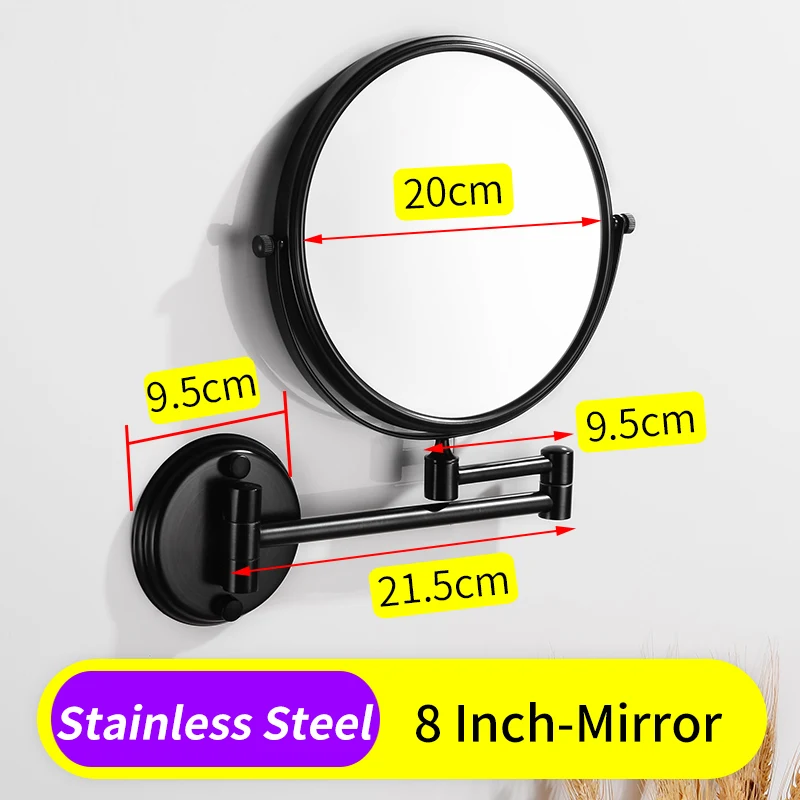 Makeup Mirror Держатель для полотенец Черная Вешалка держатель для полотенец Держатель 3 многослойное полотенце бар крючок для халата алюминиевая полка для ванной органайзер для душа шампунь Шеле - Цвет: Makeup Mirror