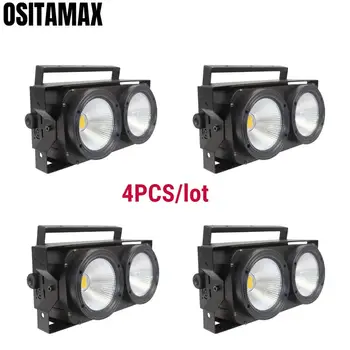 

LED COB 2 Eyes Blinder Light 2x100w Warm White Cood White DMX512 Wash Stage Lighting for Studio Audience Blinder Lights TV Film