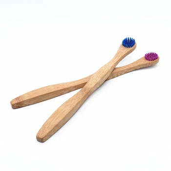 

5pcs Natural Bamboo Handle Tongue Toothbrush Whitening Soft Bristles Bamboo Toothbrush Eco-friendly Oral Care Clean Tool