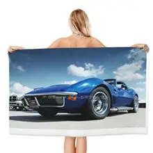  Chevy C3 Corvette Fashion Soft Bath Towel Shower C3 Chevy Chevrolet Corvette Stingray Vette Facemask 