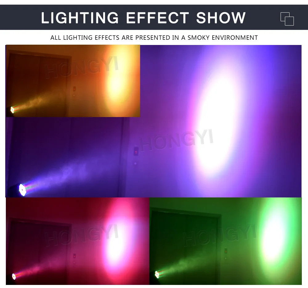 Мини DMX Dj диско сценический светильник 60 Вт RGB цвет мыть светильник(2 шт./лот