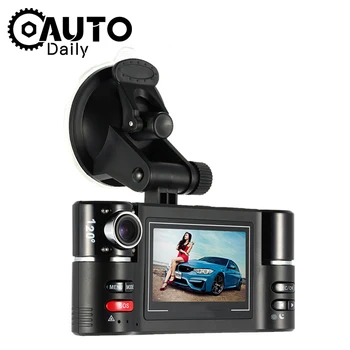 

Car DVR Full 1080PHD Adjustable Dual Lens DashCam Video Recorder Vehicle Camera Monitor Auto Motion Detector Registrar Camcorder