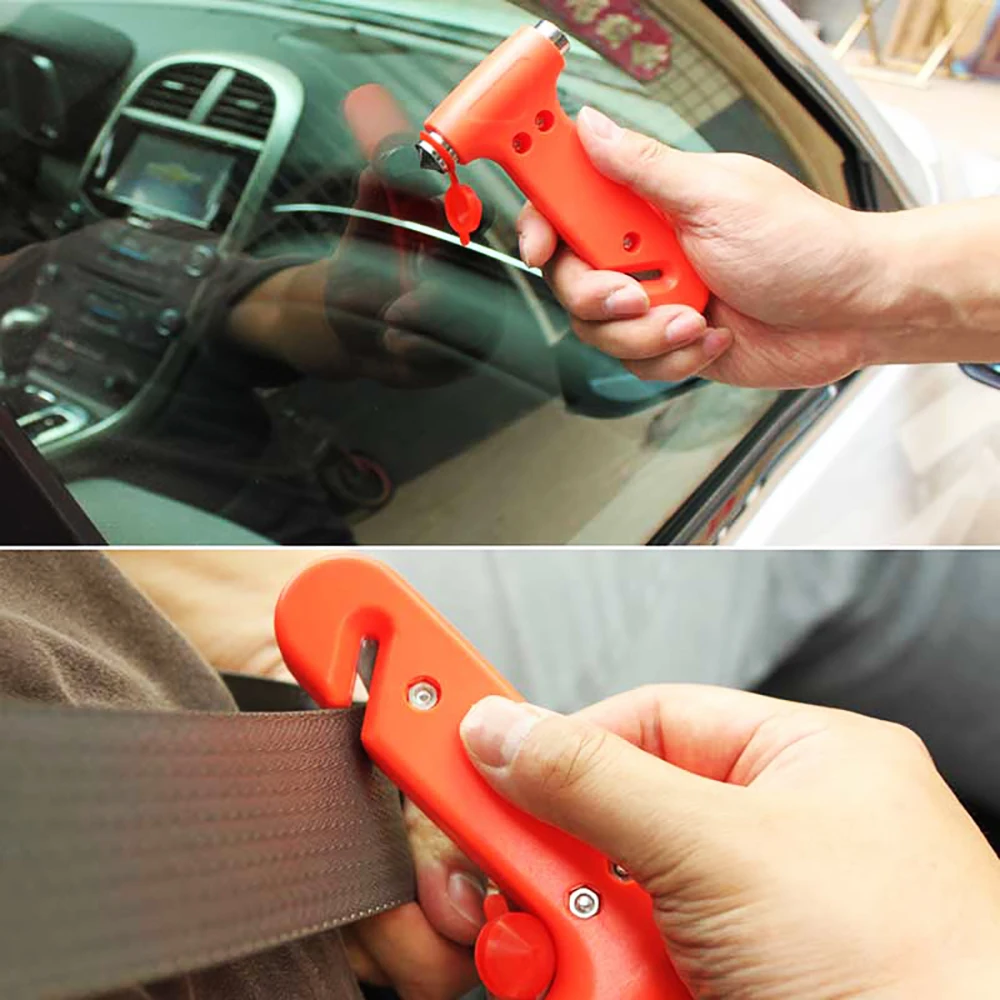 1 PCs Emergency slash hammer with glass breaking cap, car hammer, emergency hammer