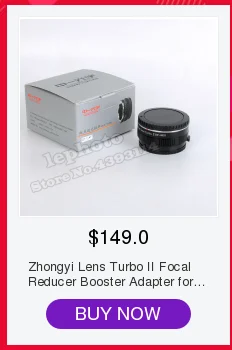 Mitakon Zhongyi Объектив Turbo II фокусный редуктор усилитель адаптер для Canon EOS EF объектив к Micro Four Thirds камера M4/3 MFT GH4 OM-D