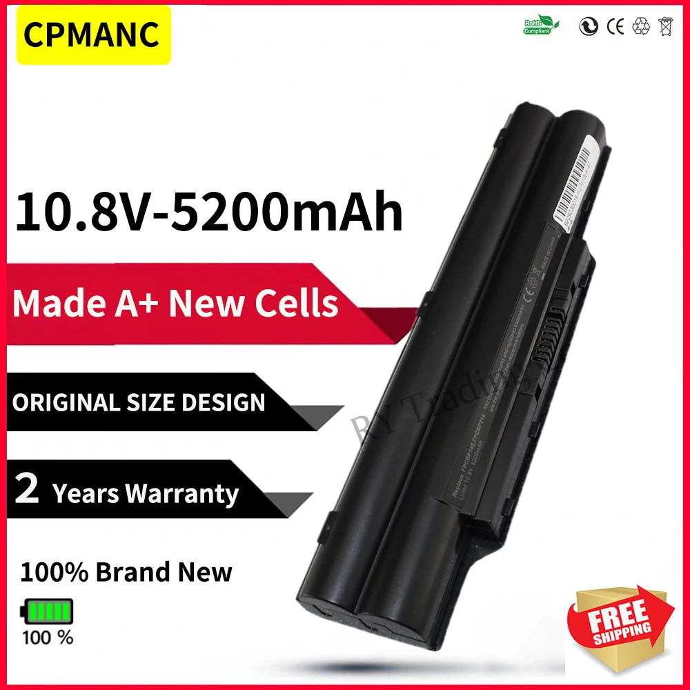 Bateria para Fujitsu Fmvnbp154 Fmvnbp177 Fmvnbp178 Fmvnbp198 Fpcbp145 E751 E8310 L1010 Lh700 P701 P702 P8110 Ph701 Ph702