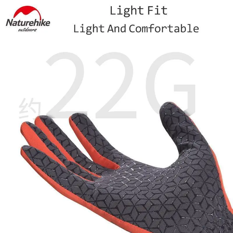 Naturehike Anti-slip Touch Screen Ridding Gloves Lightweight Full Finger Spring Summer Outdoor Mountain Biking Gloves