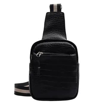 

New Fashion Handbags Classic Delicate Fashion Fanny Chest Bag Women Crocodile Leather Shoulder Messenger Pack Purse