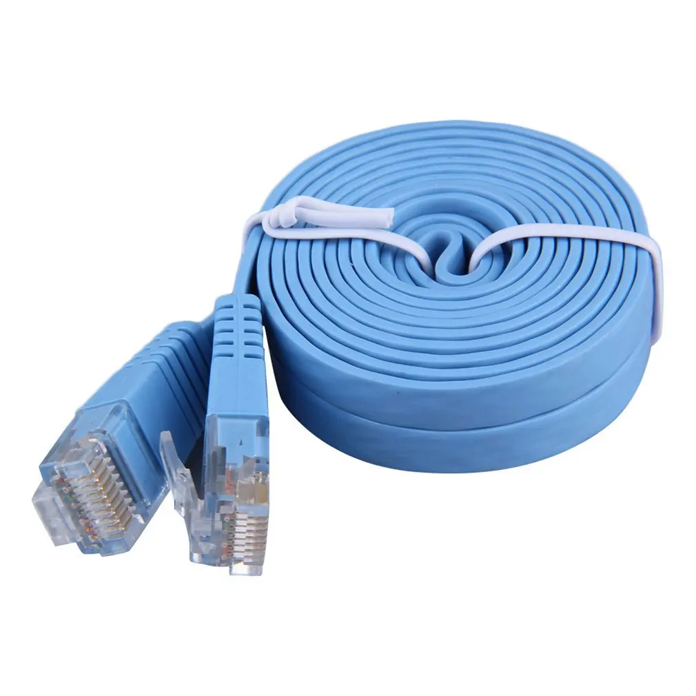 

New 2M/3M Cat5e RJ45 8P8C Super Slim Flat LAN Network Ethernet Patch Cable In stock!