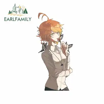 

EARLFAMILY 13cm x 6.4cm For Cartoon Girl Vinyl Car Wrap Decals Fashion Car Sticker Graffiti Occlusion Scratch Waterproof Decor