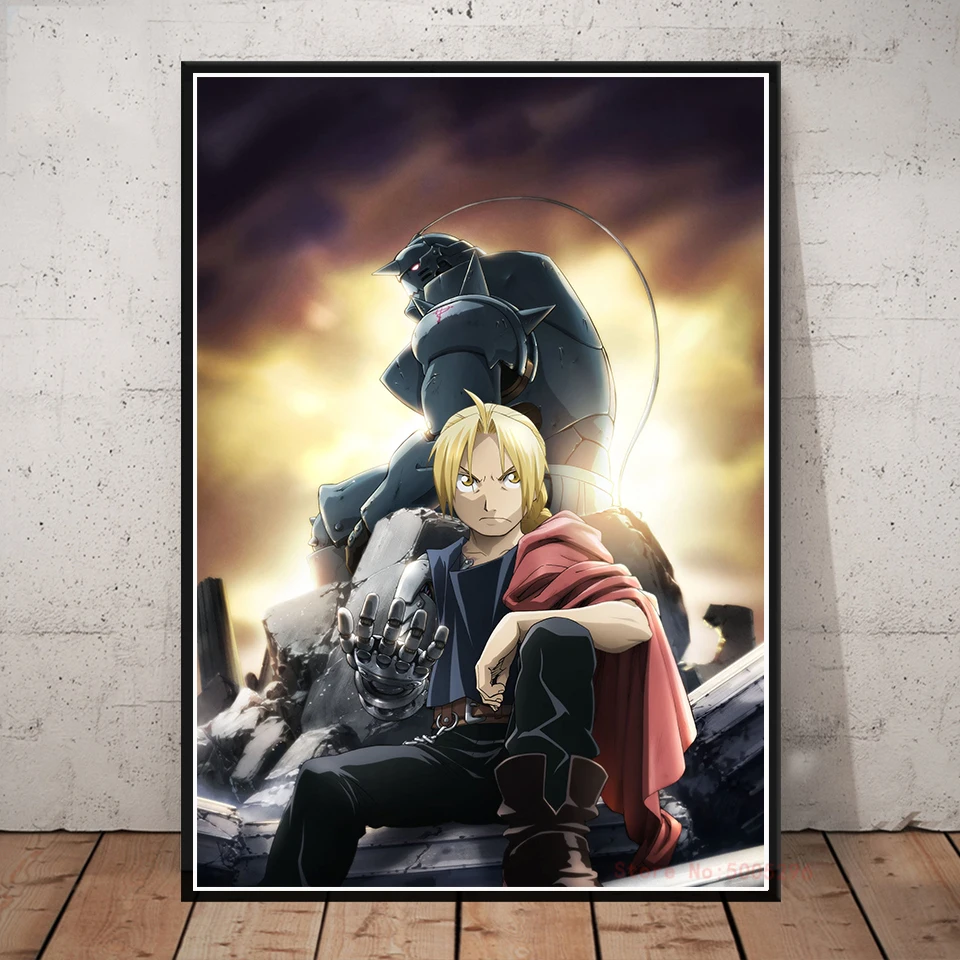 KJHGNHJKJ Anime Father Fullmetal Alchemist Brotherhood Canvas Art Poster  and Wall Art Picture Print Modern Family bedroom Decor Posters  08x12inch(20x30cm) : : Home & Kitchen