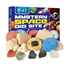 Kit d'extraction de pierres pour enfants, 12 pièces, jouets d'apprentissage de la Science géologique, bricolage, creuser des pierres précieuses