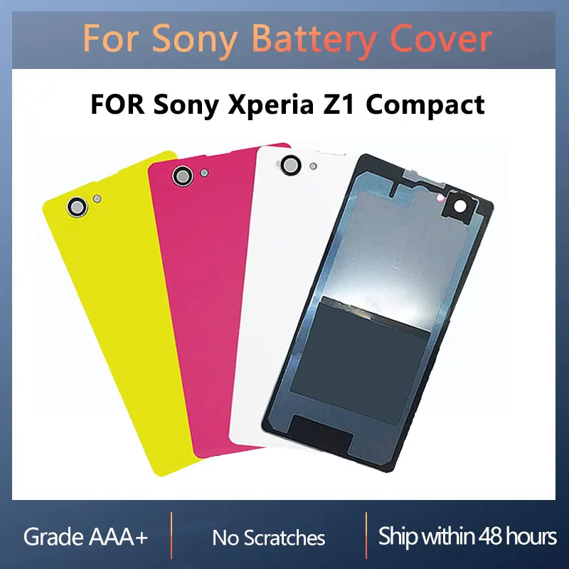 Back Battery Cover Door For Sony Xperia Z1 Compact D5503 550 SO-02F With repair parts Housing Rear Replacement | Мобильные телефоны