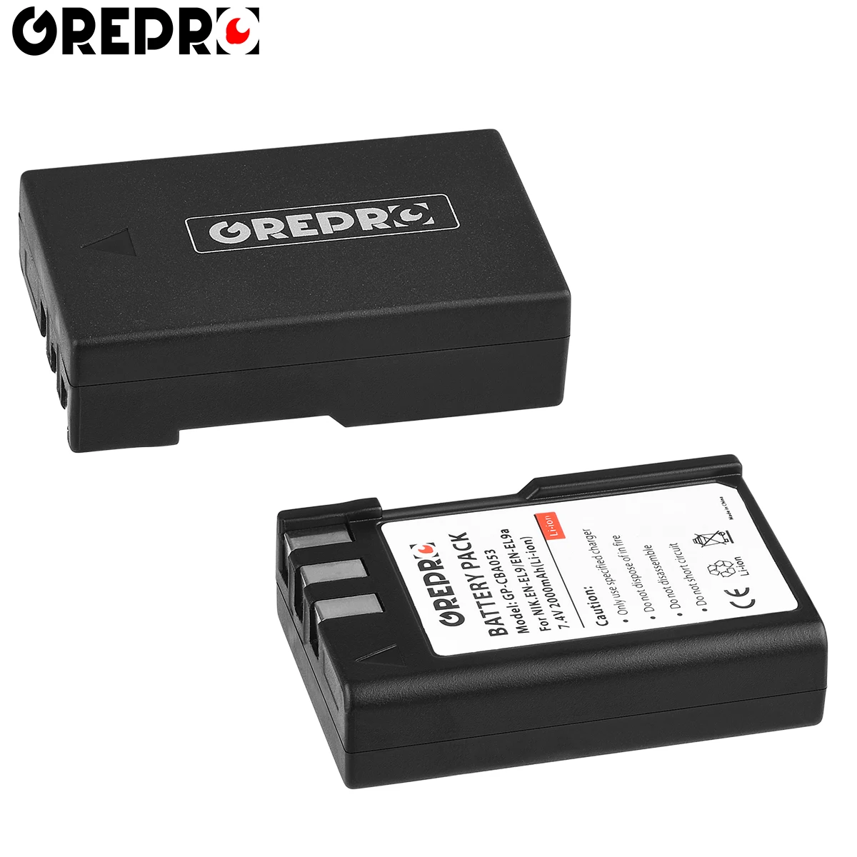 2000mAh EN-EL9 EN-EL9a EN EL9 EL9A Battery + Charger with Build-in USB for Nikon D3000 D5000 D40 D40x D60 Camera 