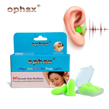 

OPHAX 4pcs Upgraded Version Soft Foam Ear Plugs Anti Noise Snoring Earplugs For Sleeping Traveling Sleep Aid Noise Reduction