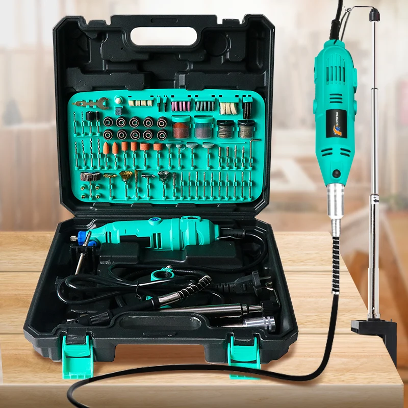 Tungfull Drill Tools 30000RPM Rotary Tools Dremel Accessories Set Electric Drill Dremel Mini Drill Engraver Power Tools Electric