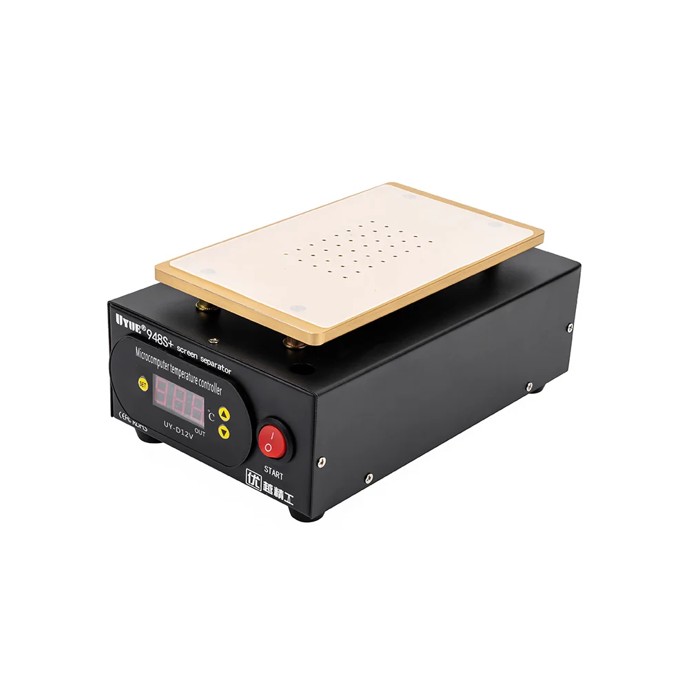 UYUE 948S+ ЖК-сепаратор машина для ремонта экрана Встроенный насос вакуумный комплект для IPhone для samsung