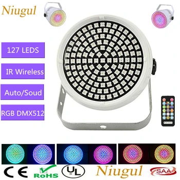 

Stroboscope Par Light 127pcs LEDs Round Colorful Bar KTV Party LED Flash Light,DMX512/Auto/Sound Control Strobe Effect Lights