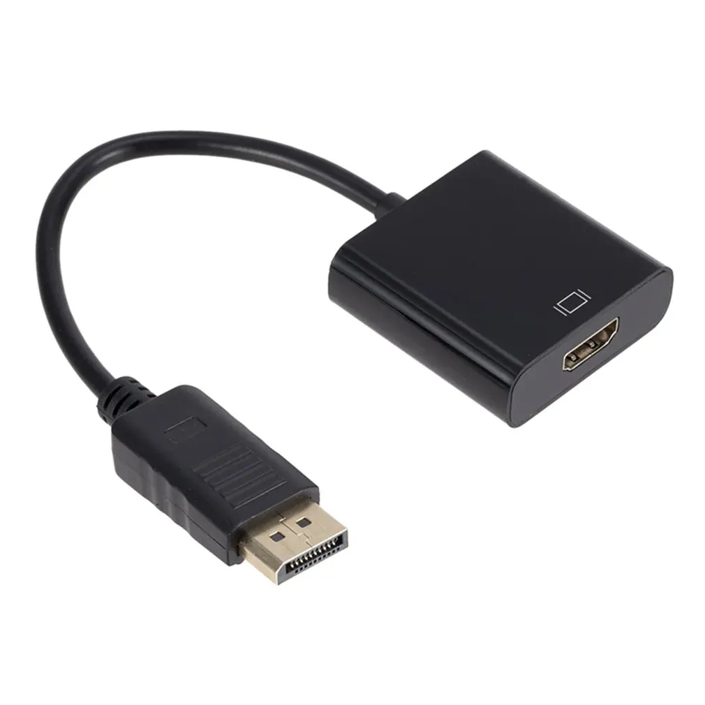 Кабель DP-HDMI Hd видео адаптер кабель большой адаптер DP к HDMI кабель 1080P идеальный без потерь сигнал Plug And Play черный