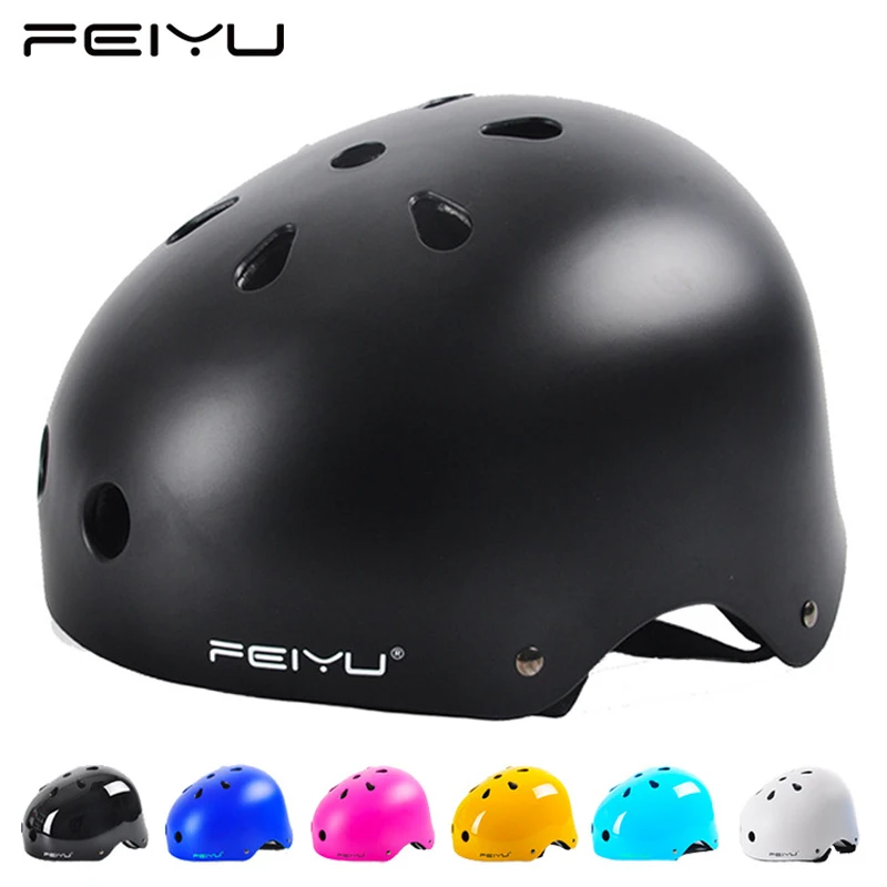 Feiyu Xsport Safety Skating Skiing Helmet Integrally Molded Men Women Mountain Bike Scooter