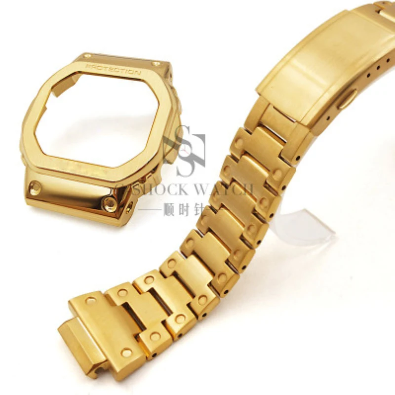 Cinturino in metallo colorato per Casio g shock DW 5600 DW5610 cinturino  lunetta cornice GW M5610 GWB5600HR cinturino in metallo|Smart Accessories|  - AliExpress