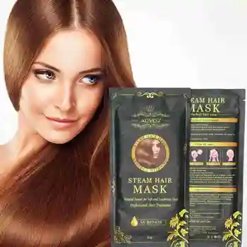 

Automatic Heating Steam Hair Mask Keratin Argan Oil Treatment Hair Coarse Repair Moisturizing Nourishing Oil For Hair Care Essen