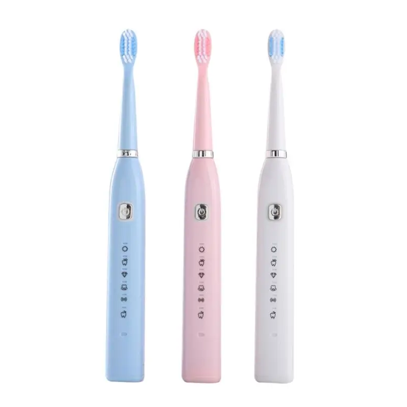 

Powerful Ultrasonic Sonic Electric Toothbrush USB Rechargeable Tooth Brush Adult T4MB