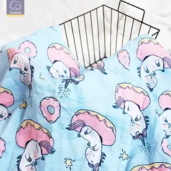 Elinfant муслиновые хлопковые пеленки моющиеся детские блузки для одеяльца для новорожденных черно-белое Марлевое банное полотенце