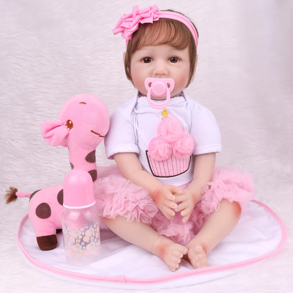 Poupée réaliste pour bébé de 0 à 3 mois, poupée en chiffon avec corps en  tissu doux, très douce, en silicone, cadeau pour enfant - AliExpress