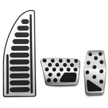 

Stainless Steel Car Accelerator Pedal Brake Pedals Cover Rest Pedals for Jeep Renegade Compass Fiat 500X 2014-2020