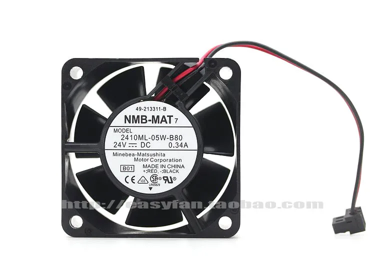 NMB 2410ml 05w B80 6025 24V 0.34a инвертор объемного воздуха с двойным шариковым