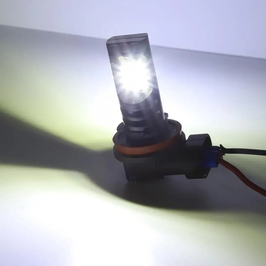 2 шт Универсальный DC 12 V-24 V 12W H11 Мотоцикл автомобиль яркий светодиодный фара передняя лампа аксессуар запасная фара 6500 K-7500 K
