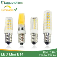 Kaguyahime regulable Mini cerámica COB E14 Bombilla Led 220V lámpara Led E14 W 5W 7W 7W 9W vela foco ampolla bombilla lámpara