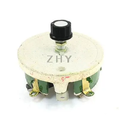 

Top Rotary Adjustable Resistor 150W 5 Ohm Ceramic Pot Disk Rheostat