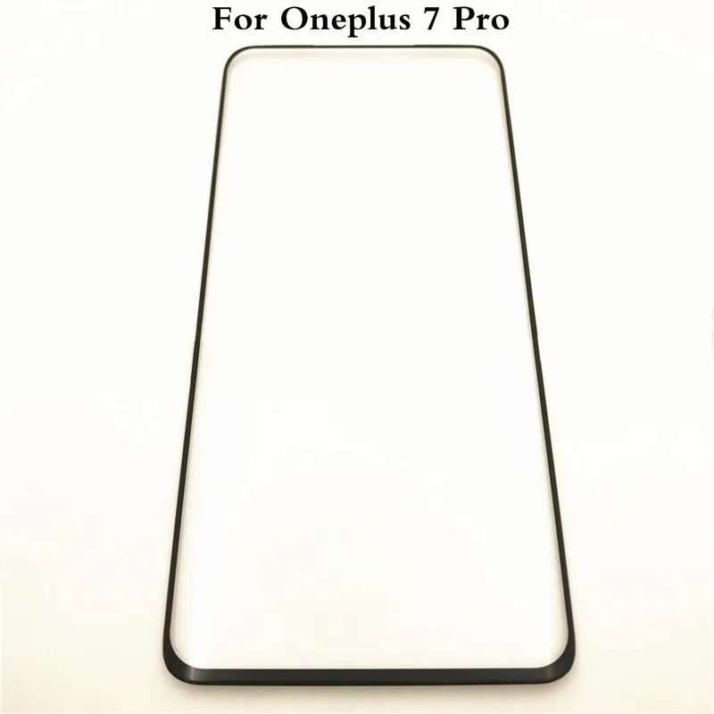 Frontal para Oneplus Tela de Toque Lote Vidro 7 Pro um Plus Oneplus7 Lcd Painel Externo Lente Substituição Parte 10 Pçs - 1 7 pro um plus 7 pro oneplus7