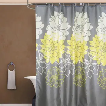 

35 Peony Flower Bath Curtains Bathroom Waterproof Shower Curtain Bathtub Bathing Cover Extra Large Wide 12 Hooks rideau de bain